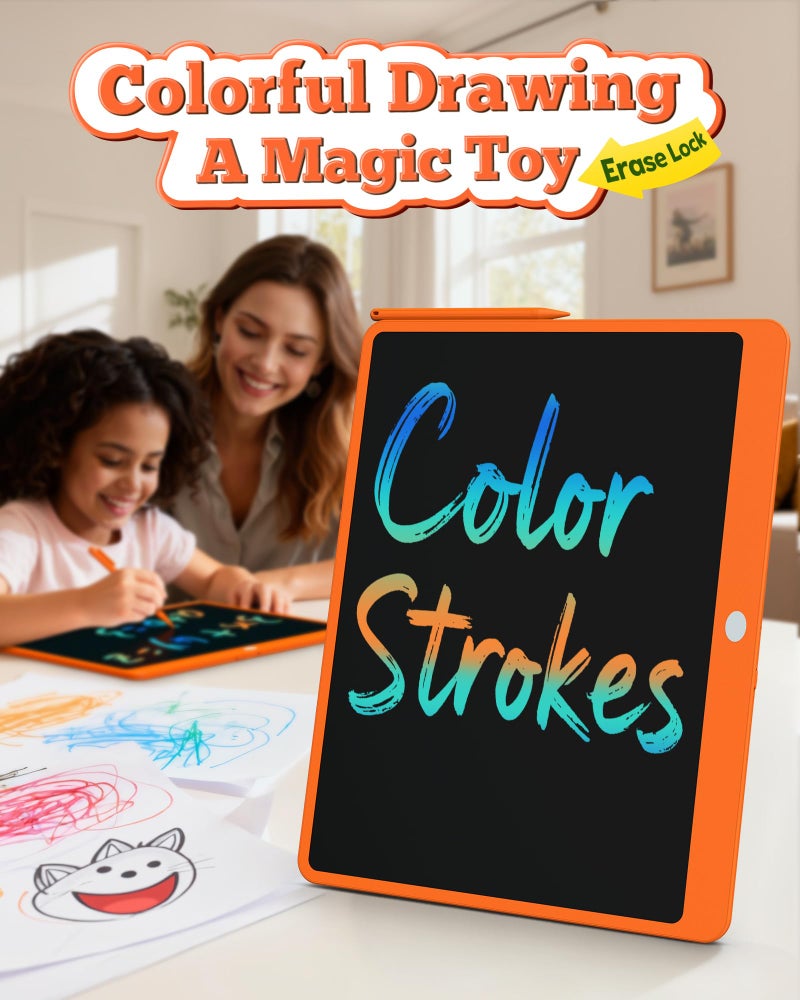 bravokids وسادات دودل مقاس 16 بوصة برتقالية - Image 5